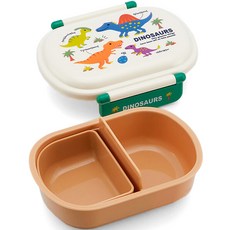 Skater 攜帶式印花便當盒 QAF2BAAG 360ml, 恐龍, 1個