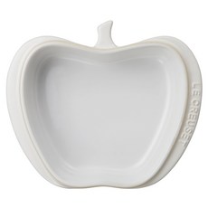 LE CREUSET 迷你蘋果盤, 棉花白, 1個