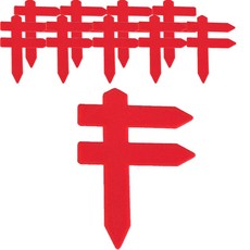 雙層花盆名牌 10入, 隨機出貨