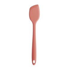 Fergie 矽膠嬰兒食品炊具鍋鏟小號, 單品, 1個, 莫蘭迪粉