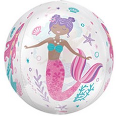 Objet 珠光美人魚氣球, 單一顏色, 2個