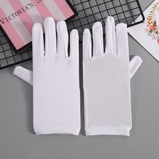 다해유 여성용 손가락 보호 슬림핏 트레이닝 장갑 4켤레, 화이트