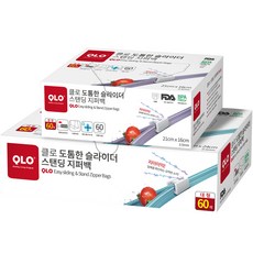 QLO Clo厚實滑動立式夾鏈袋 中型+大型, 1套, 混合