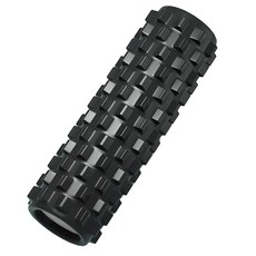 봄봄리빙 울퉁불퉁 지압폼롤러 중, 블랙