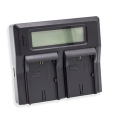 CUBEMOA Canon LP-E6 相容雙槽快速充電器, CU-C88, 1個