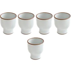 ERATO 韓國產 SIE 陶瓷燒酒杯 5入組, 1套, 單品