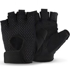 GUNU Allhigh 防滑輕薄瑜珈手套 雙手穿戴套組, 02 黑色