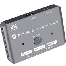 Coms 2埠 HDR 8K 60Hz HDMI 雙向切換器 螢幕選擇器, JA091