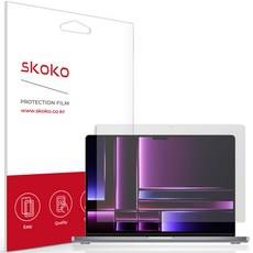 스코코 지문방지 저반사 액정보호필름 세트, 1세트