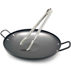 맙소샵 完美組合烤腸鍋 + 鱷魚夾套組 RK_961, 牛肚鍋（34cm）、鱷魚夾（特大/長25cm x 寬1.8cm）, 1套