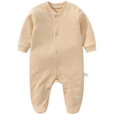베베니즈 유아용 풀스냅 심플컬러 유발우주복