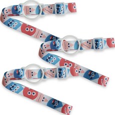 Bareun Company 水瓶保溫杯掛繩, 白色怪獸, 3個