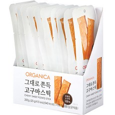 ORGANICA Q彈地瓜乾 10條, 200g, 1盒