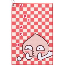 KAKAOFRIENDSGOLF 棋盤格高爾夫球桿毛巾, Apeach