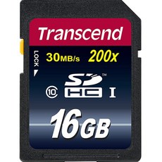 Transcend 創見 SDHC CLASS10記憶卡 TS16GSDHC10, 16GB
