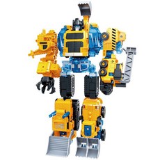 Toy&Toy The K 工程機器人玩具5件組, 混合色, 1個