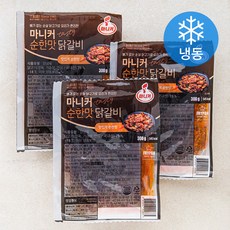 마니커 순한맛 닭갈비 (냉동), 300g, 3개