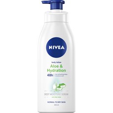 NIVEA 妮維雅 保濕蘆薈保濕身體乳, 1個, 400ml