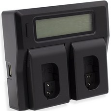 CUBEMOA Panasonic DMW-BLK22 相容雙槽快速充電器, CU-C180, 1個