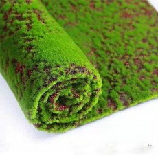 Salz比天然人造草皮地板 1*1m, 紅色斑點苔蘚, 1個