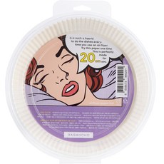 가가호호 에어프라이어 종이호일, 20cm, 90개입, 1개