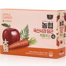 Nonghyup 韓國產蘋果紅蘿蔔汁, 100ml, 10個