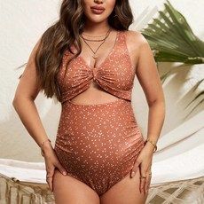 Atirel圓點洞孕婦泳裝