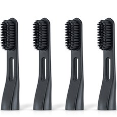 Chicatips聲波電動牙刷替換刷頭 黑色, CTCBBK2, 4個