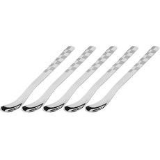 Willive 韓國製不鏽鋼簡約格紋餐具茶匙, 5個, 單品