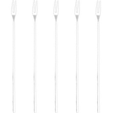 Willive 韓國製 304不鏽鋼 Largo 長版點心叉, 5個, 單品