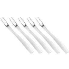 Willive 國產304不鏽鋼簡約餐具, 5個, 茶叉