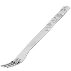 해모 윌리브 국산 스텐 젠 커트러리 티포크 플라워, 1개, 단품