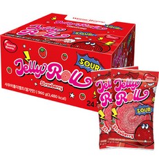 Weeny Beeny 長條酸甜軟糖捲 草莓口味 24包, 960g, 1盒