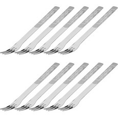 HAEMO Willive 韓國製不鏽鋼Zen方形茶叉, 無單品, 10個