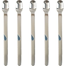 HAEMO Willive 韓國製 304不鏽鋼 組合愛心餐具 茶匙 藍色, 5個, 單品