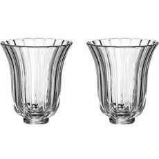 KITCHENCHOIS Belle Design 耐熱玻璃纖細茶杯, 2個, 透明