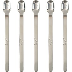 HAEMO Willive 韓國製 304不鏽鋼 組合 愛心餐具 茶匙 銀色, 5個, 單品