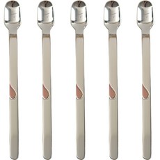 HAEMO Willib 304不鏽鋼組合愛心餐具茶匙 紅色, 5個, 單品