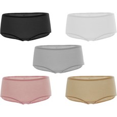 에리페 남아용 소프트 모달 심리스 베이직 학생 사각 팬티 5종 세트