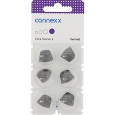 CONNEXX通風型點擊助聽器套 L 6入, 1個