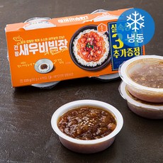 설래담 간장 새우비빔장 3 + 1 (냉동), 320g, 1개