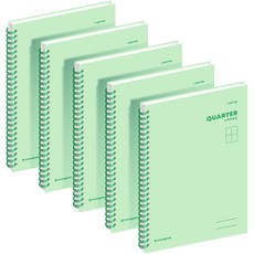 Monogram QUARTER 數學練習本 MG0141, MELODIE GREEN, 5個