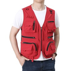 온디즈 남성용 아웃도어 스포츠 포켓 조끼