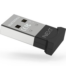 넥스트유 블루투스 5.0 USB 동글, NEXT-BT5050, 블랙, 1개