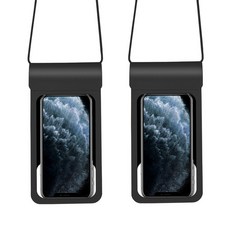 PEONIST BG 手機防水袋 M, 黑色, 2個