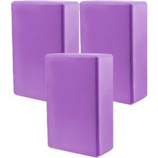 유진토피아 요가블럭 3p, 다크퍼플
