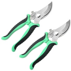 日常生活色彩園藝剪刀 綠色, 2個