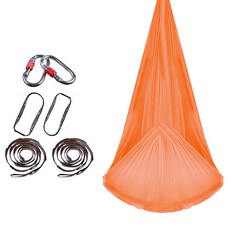 Yoonslabs 家用彈力繩結瑜珈吊床, 橘色, 1個