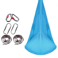 Yoonslabs 家用彈力繩結瑜珈吊床, 水藍色, 1個