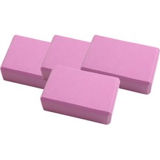 유진토피아 요가블럭 4p, 로즈레드